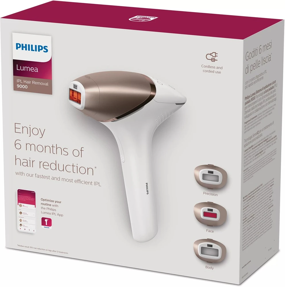 Philips Lumea IPL 9000 Series BRI955/00 IPL plaukelių mažinimo prietaisas