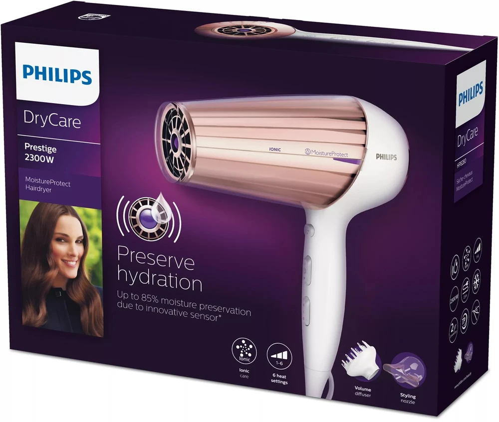 Philips MoistureProtect „ “ plaukų džiovintuvas HP8280/00