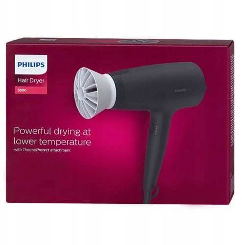Plaukų džiovintuvas Philips 3000 serija BHD302/30, Baltos/Rožinės spalvos
