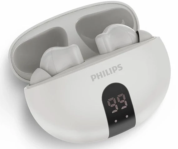 Philips TAT2520WT/00 Ausinės be mikrofono ir ausinės su mikrofonu Laisvų rankų įranga Bevielis Įkišamos į ausį Skambučiai / muzika Bluetooth Balta