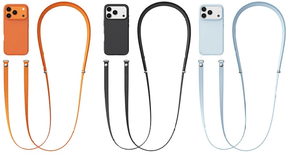 Phone lanyard Usams ZB360 1.08–2.08m oranžinis