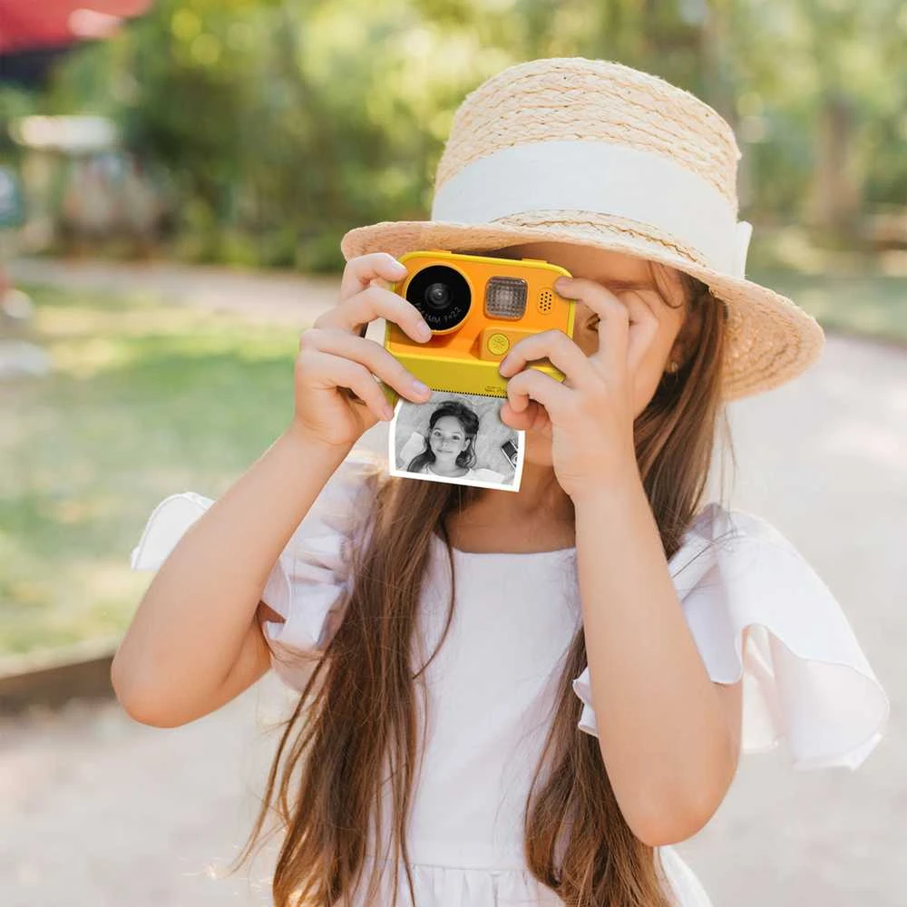 Skaitmeninis fotoaparatas vaikams Picocici su spaustuvu K27 rožinis