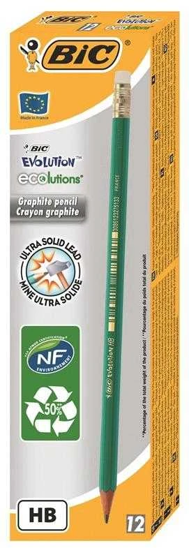 Pieštukas BIC EVOLUTION, su trintuku