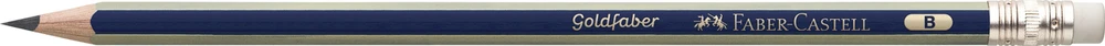 Pieštukas Faber-Castell Goldfaber 1222 B, su trintuku