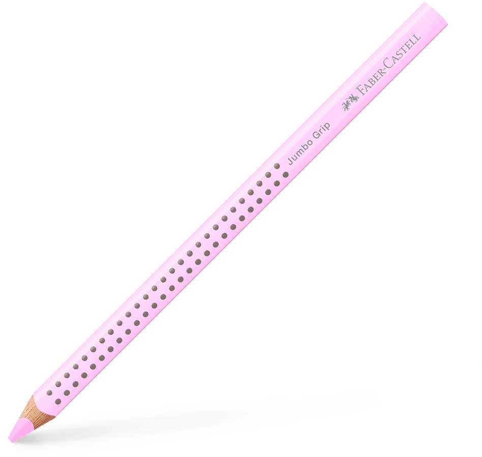 Pieštukas Faber-Castell Jumbo Grip, pastelinės rožinės spalvos