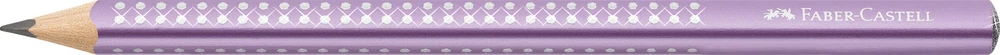 Pieštukas tribriaunis Faber-Castell Jumbo Sparkle, violetinės spalvos