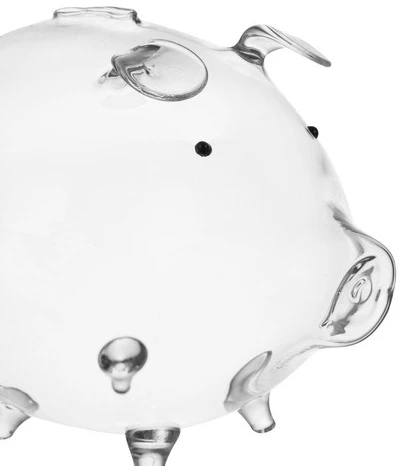 Piggy bank - glass piggy Ruhhy 22588