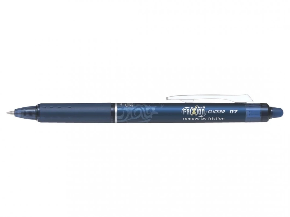 Pilot Pen Automatinis tušinukas Pilot Frixion Clicker, gelinis, 0.7mm, su trintuku, tamsiai mėlynos spalvos