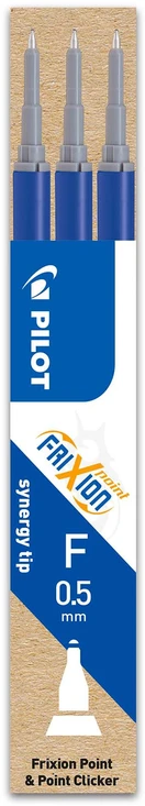 Pilot Pen Šerdelė tušinukui Pilot Frixion Point, 0,5mm, 3vnt, mėlynos spalvos