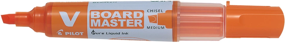 Pilot Pen Žymeklis baltai lentai Pilot V Board Master, 2,2-5,2mm, oranžinės spalvos