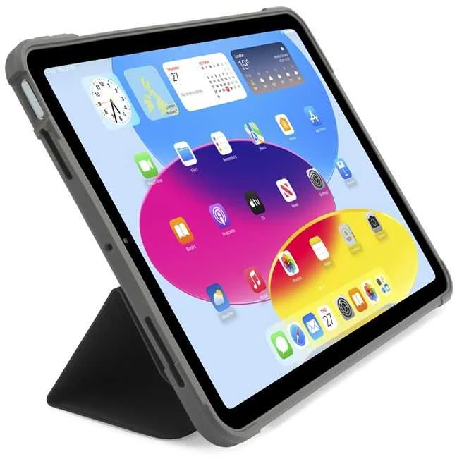 Pipetto 360 Rugged dėklas, juodos spalvos – Apple iPad Air 10.9″ (2022/2020)/11″ 2024/2025/2026