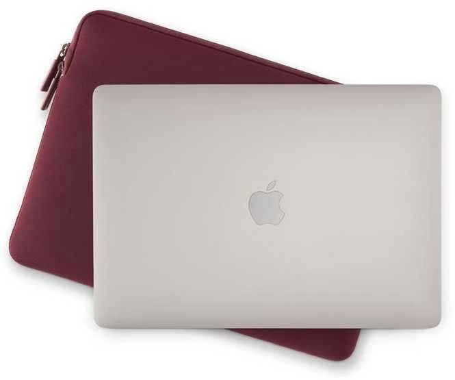 Pipetto Classic Fit dėklas, burgundy – Apple MacBook 13/14