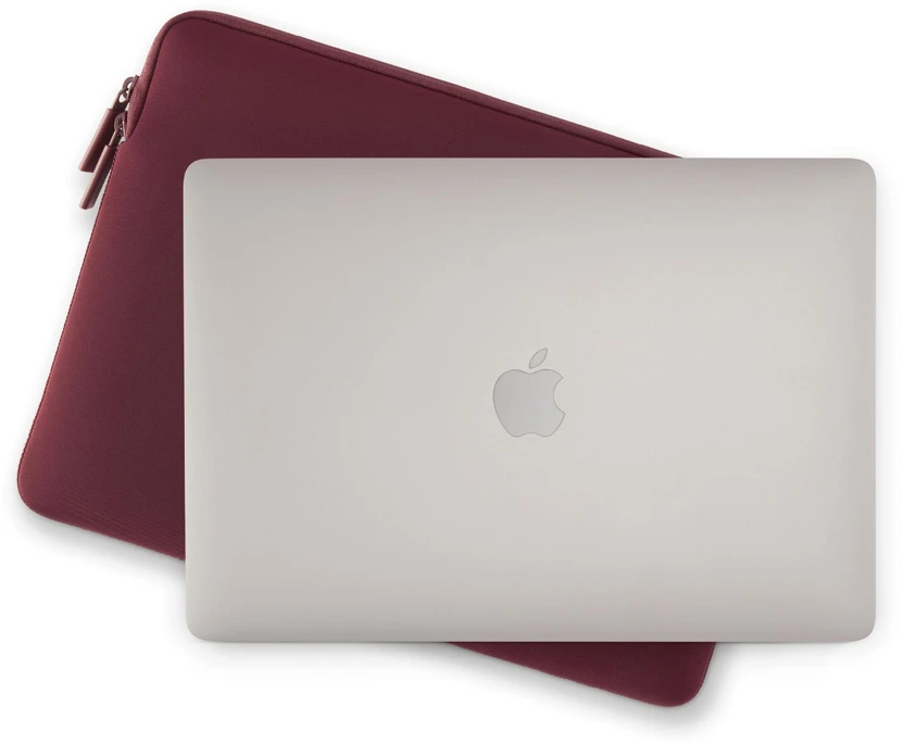 „Pipetto Classic Fit“ dėklas, bordo spalvos – „Apple MacBook Neo 13“ (A18 Pro)