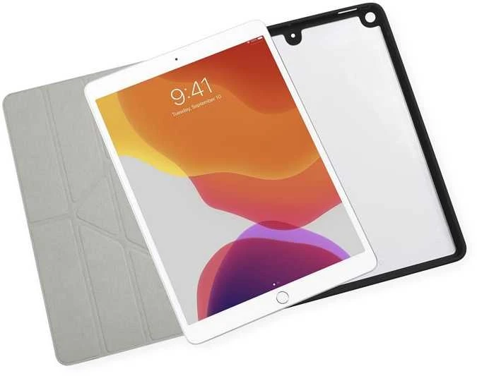 Pipetto Origami No1 Original dėklas, juodos spalvos – Apple iPad 10.2 (2021/2020/2019)