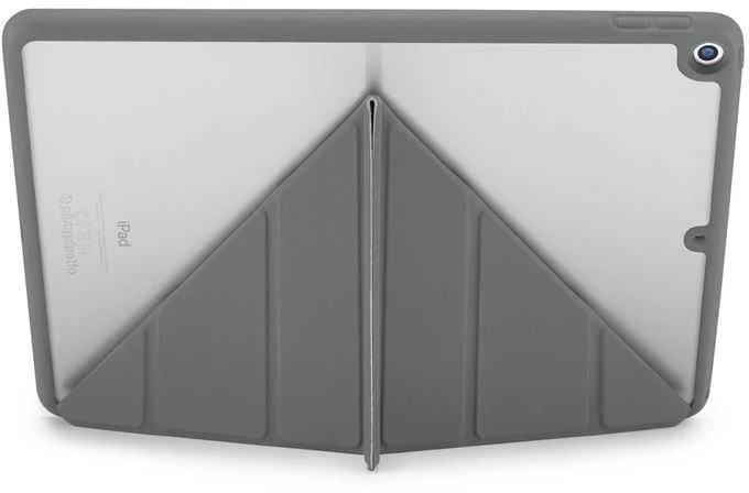 Pipetto Origami No1 Original dėklas, pilkos spalvos – Apple iPad 10.2 (2021/2020/2019)