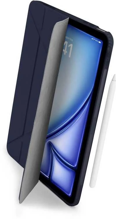 Pipetto Origami No1 Original dėklas, tamsiai mėlynos spalvos – iPad Air 10.9″ (2022/2020)/11″ 2024/2025/2026