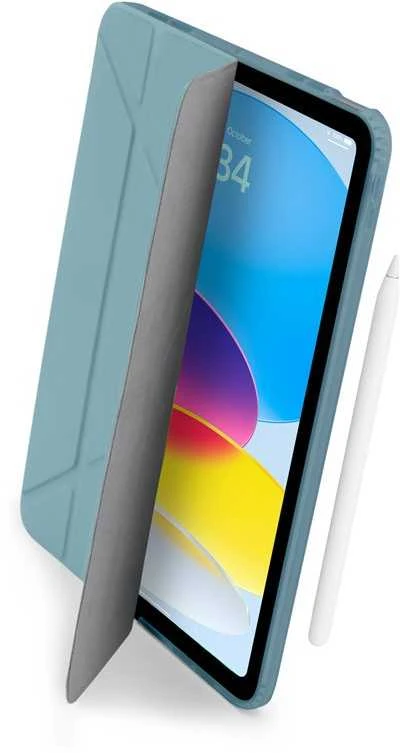 Pipetto Origami No1 Original dėklas, teal – Apple iPad (A16) / Apple iPad (2022)