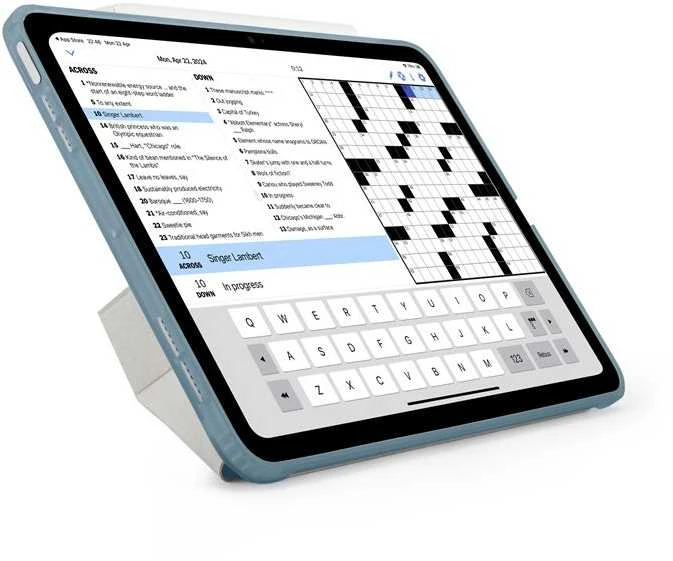 Pipetto Origami No1 Original dėklas, teal – Apple iPad (A16) / Apple iPad (2022)