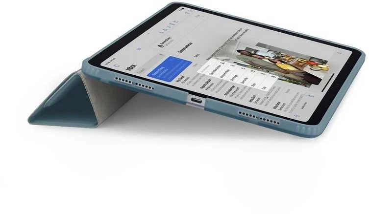 Pipetto Origami No1 Original dėklas, teal – Apple iPad (A16) / Apple iPad (2022)