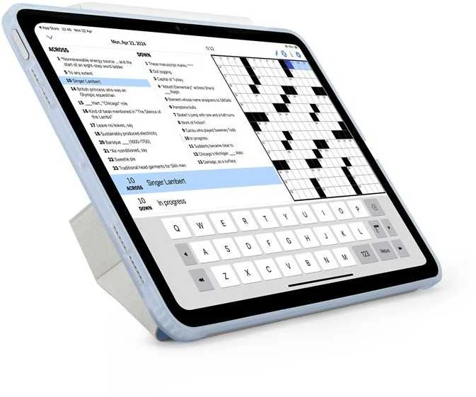 Pipetto Origami No1 Original dėklas, žydros spalvos – iPad Air 13″ 2024/2025/2026