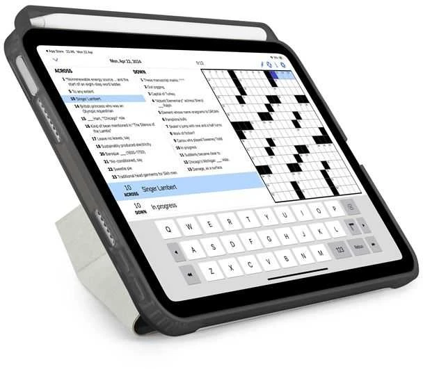 Pipetto Origami No3 Pieštukas dėklas, juodos spalvos – Apple iPad mini (2024/2021)