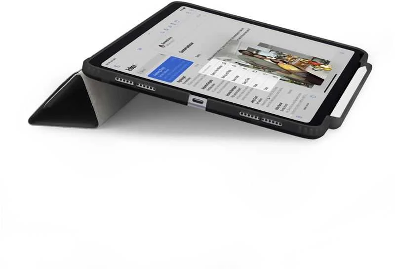 Pipetto Origami No3 Pieštukas dėklas, juodos spalvos – Apple iPad Pro 13 (2024,2025)