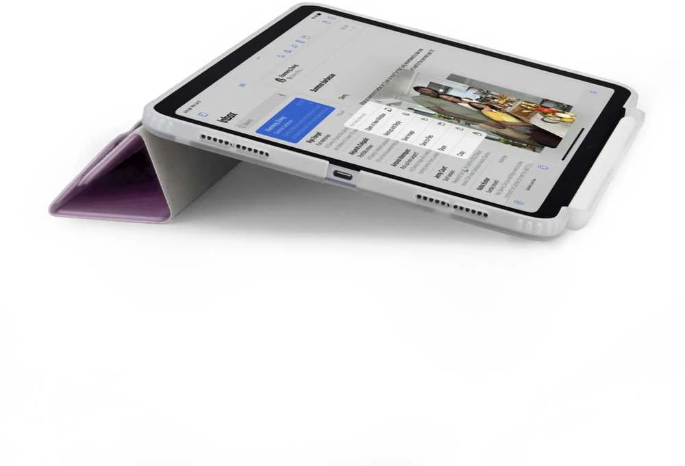 Pipetto Origami No3 Pieštukas dėklas, metallic violetinės spalvos – Apple iPad Air 10.9″ (2022/2020)/11″ 2024/2025/2026