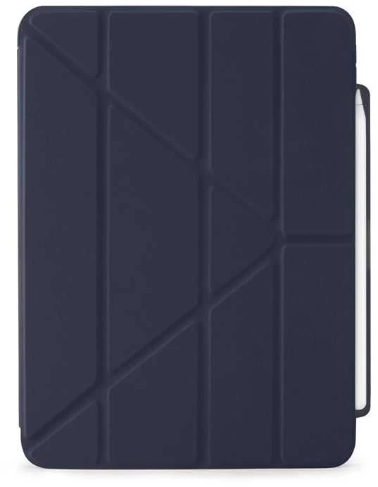 Pipetto Origami No3 Pieštukas dėklas, tamsiai mėlynos spalvos – Apple iPad Air 10.9″ (2022/2020)/11″ 2024/2025/2026