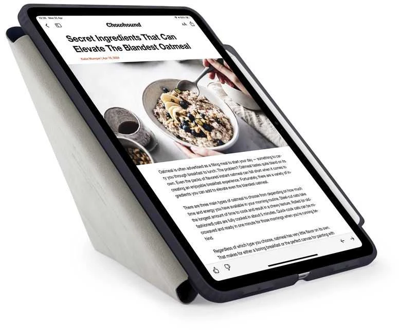 Pipetto Origami No3 Pieštukas dėklas, tamsiai mėlynos spalvos – Apple iPad Air 13″ 2024/2025/2026