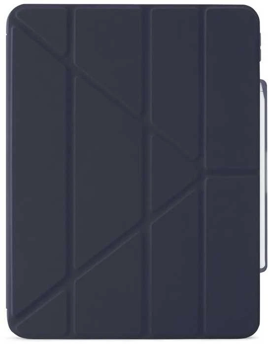 Pipetto Origami No3 Pieštukas dėklas, tamsiai mėlynos spalvos – Apple iPad Air 13″ 2024/2025/2026