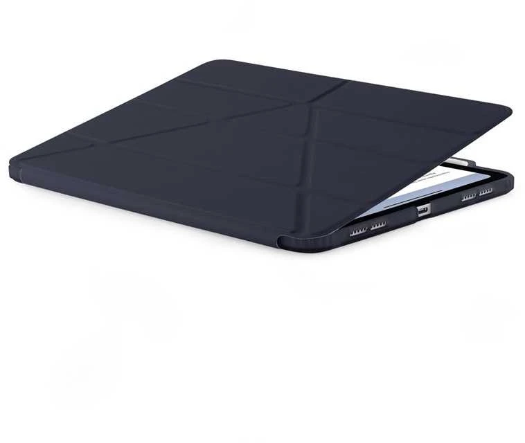 Pipetto Origami No3 Pieštukas dėklas, tamsiai mėlynos spalvos – Apple iPad Air 10.9″ (2022/2020)/11″ 2024/2025/2026