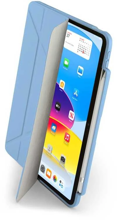 Pipetto Origami No3 Pieštukas dėklas, žydros spalvos – Apple iPad 10.9 (2022)