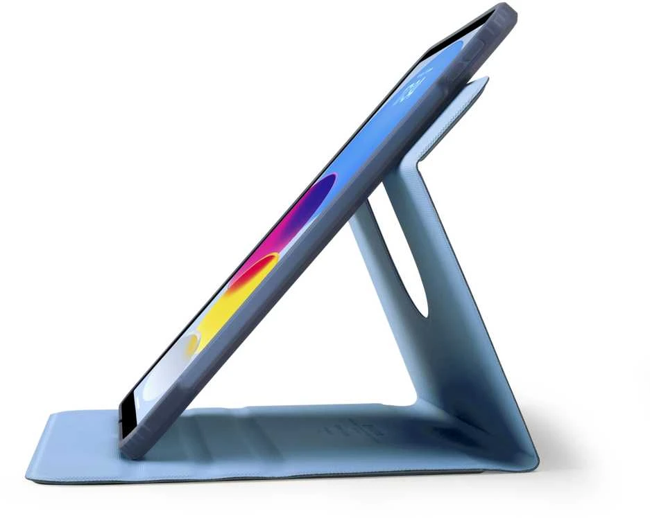 Pipetto Origami No5 Rotating dėklas, tamsiai mėlynos spalvos – iPad (A16) / iPad (2022)