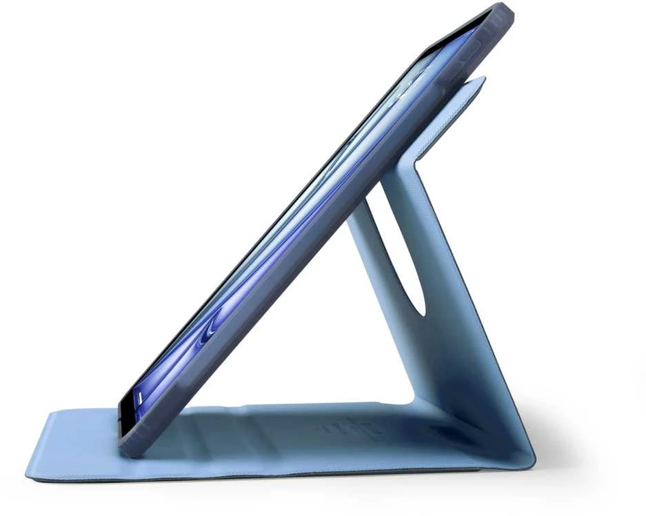 Pipetto Origami No5 Rotating dėklas, tamsiai mėlynos spalvos – iPad Air 10.9″ (2022/2020)/11″ 2024/2025/2026