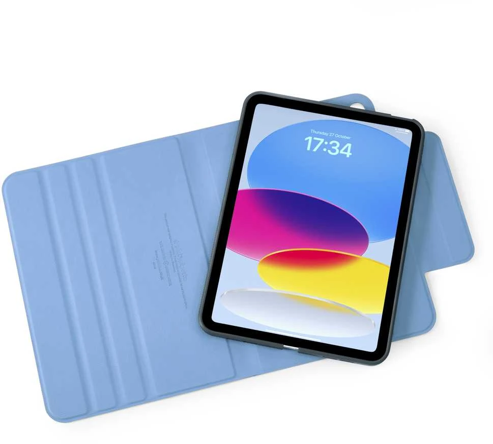 Pipetto Origami No5 Rotating dėklas, tamsiai mėlynos spalvos – iPad (A16) / iPad (2022)