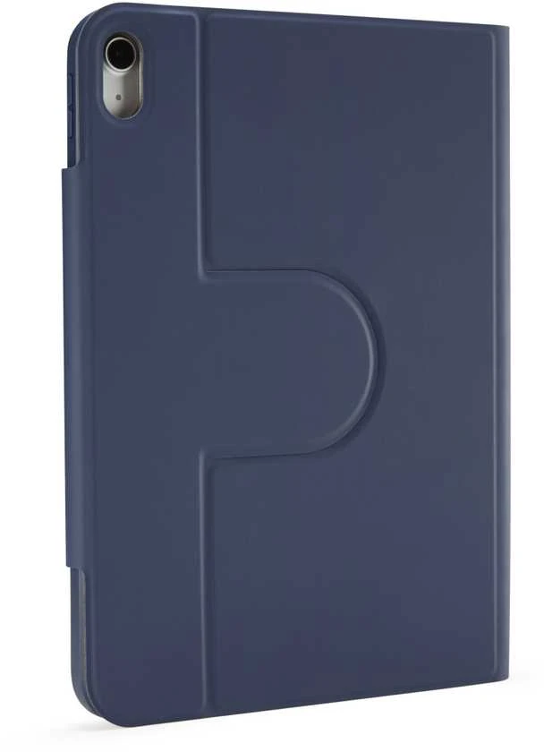 Pipetto Origami No5 Rotating dėklas, tamsiai mėlynos spalvos – iPad Air 10.9″ (2022/2020)/11″ 2024/2025/2026