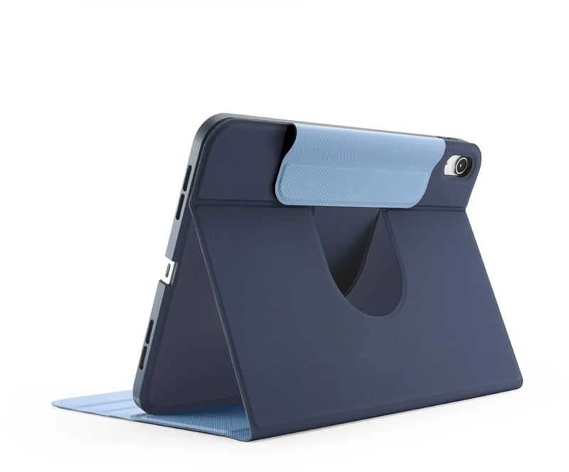 Pipetto Origami No5 Rotating dėklas, tamsiai mėlynos spalvos – iPad (A16) / iPad (2022)