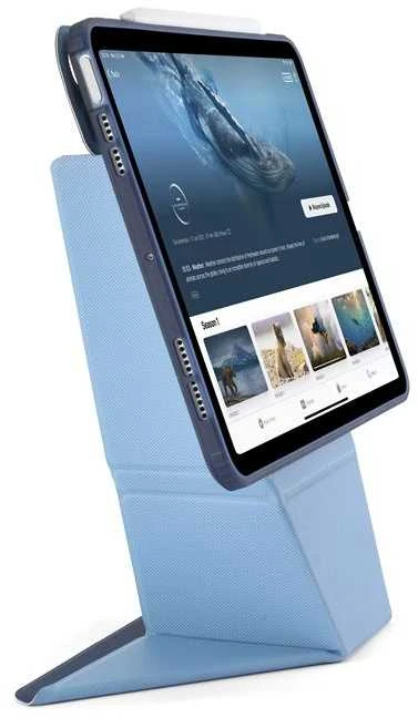 Pipetto Origami No6 Stand dėklas, tamsiai mėlynos spalvos – Apple iPad 10.9″ (2022)