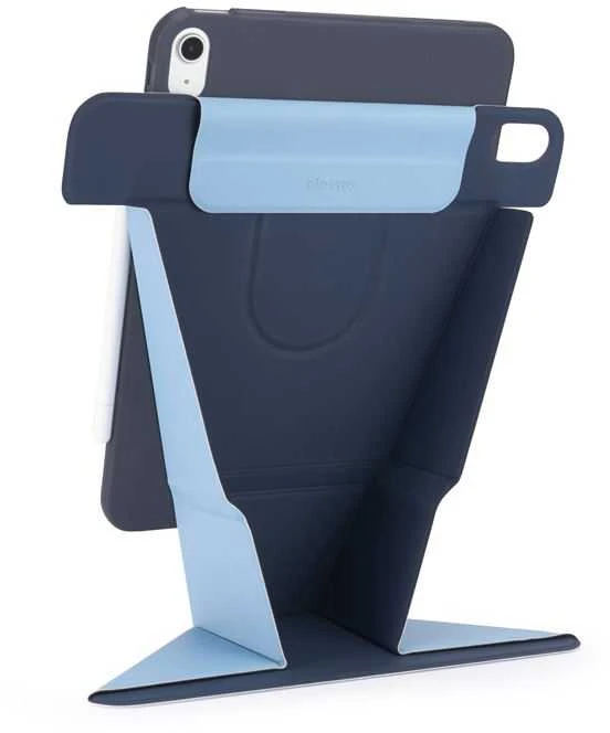 Pipetto Origami No6 Stand dėklas, tamsiai mėlynos spalvos – Apple iPad 10.9″ (2022)