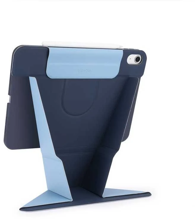 Pipetto Origami No6 Stand dėklas, tamsiai mėlynos spalvos – Apple iPad Air 10.9″ (2022/2020)/11″ 2024/2025/2026