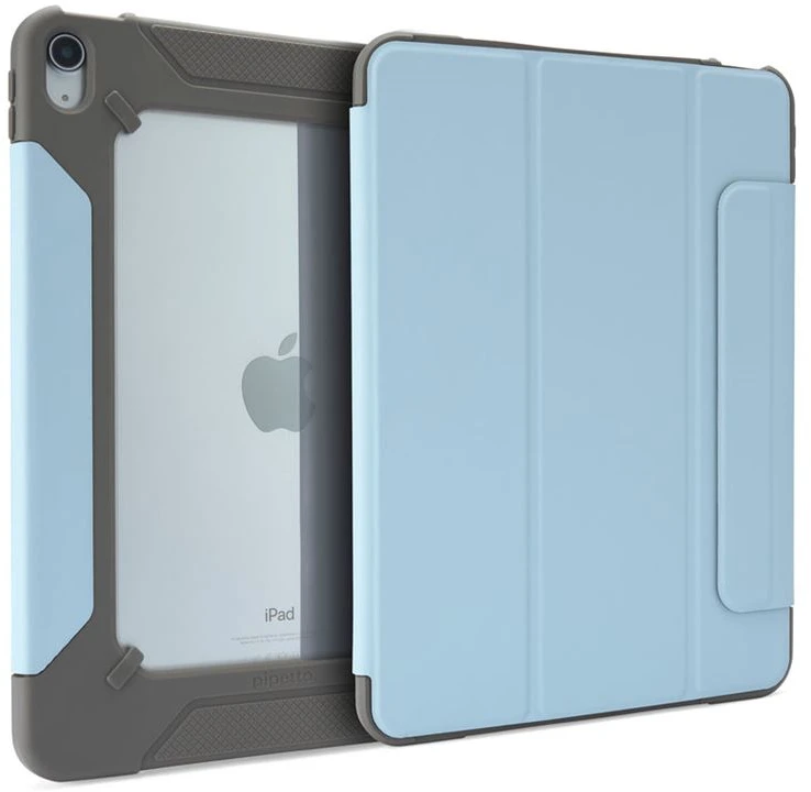 Pipetto Shield 360 Folio dėklas, šviesiai mėlynas – iPad (A16) / iPad (2022)