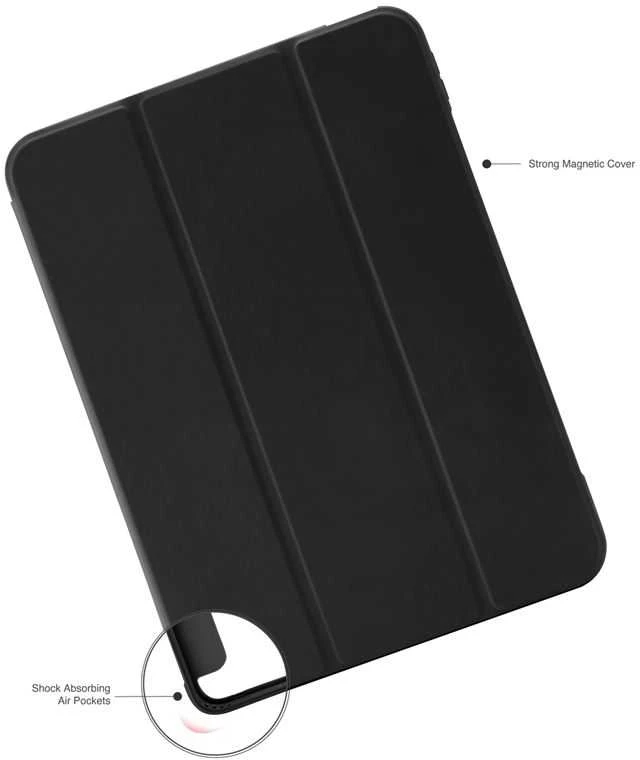 Pipetto Tri-dėklas – juodos spalvos – iPad (A16) / iPad (2022)