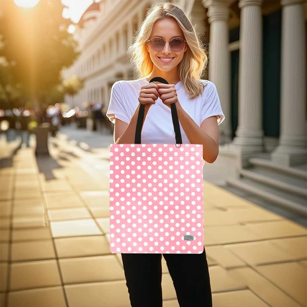 Oem Pirkinių krepšys Wonder pattern 2 light pink polka-dot