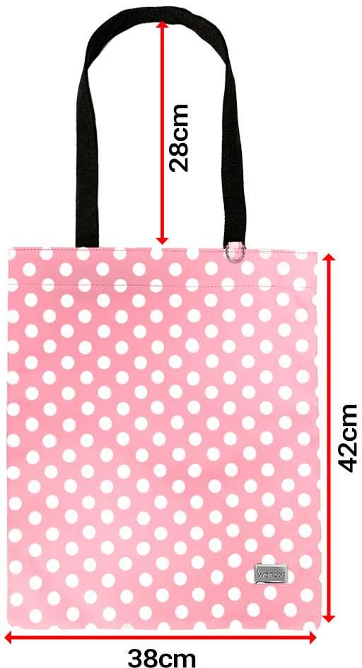 Oem Pirkinių krepšys Wonder pattern 2 light pink polka-dot