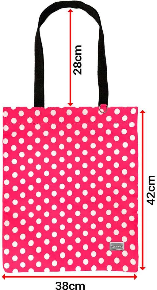 Oem Pirkinių krepšys Wonder wzór 2 pink polka-dot