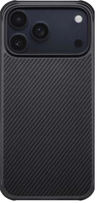 Dėklas Pitaka Aramid ProGuard Case, Juodas/Pilkas - iPhone 17 Pro