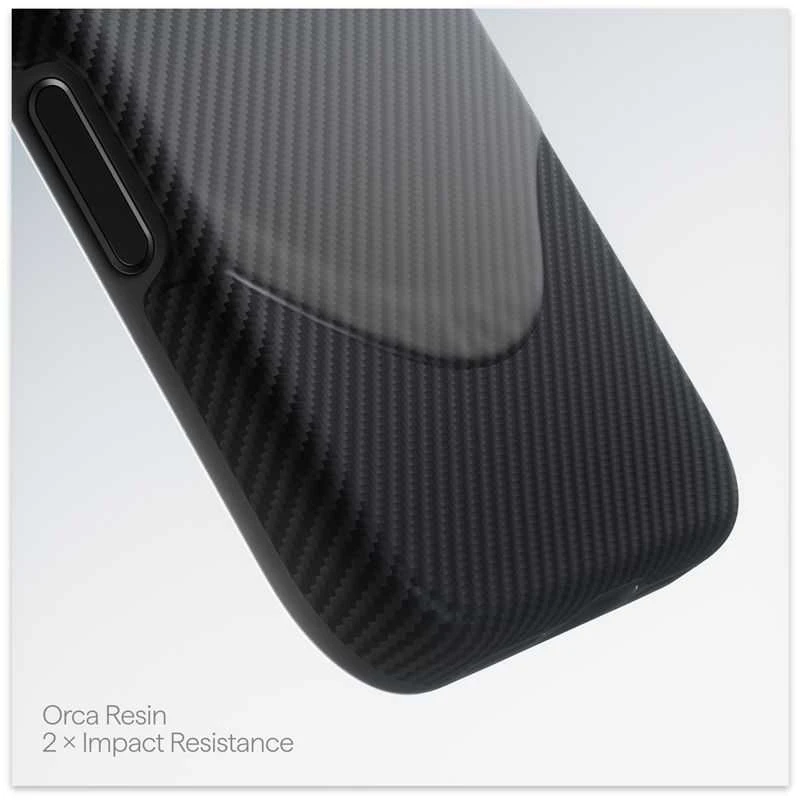 Dėklas Pitaka Aramid UltraGuard Case, Juodas/Pilkas - iPhone 17 Pro