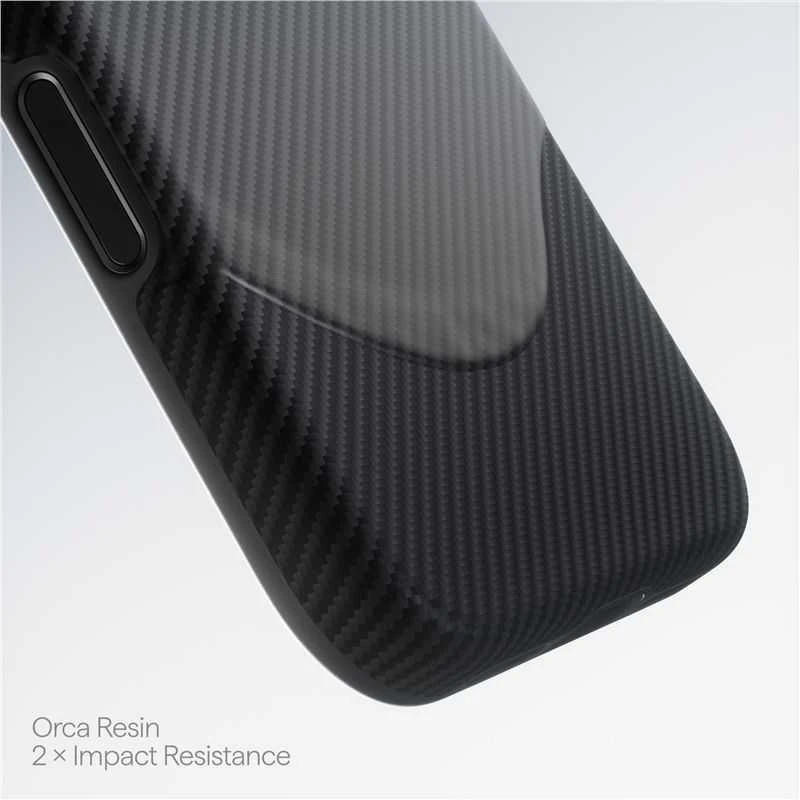 Dėklas Pitaka Aramid UltraGuard Case, Juodas/Pilkas - iPhone 17 Pro Max