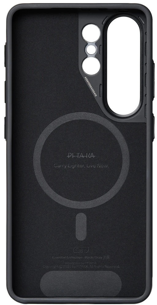 PITAKA Cairn Dėklas MagSafe dėklas Samsung Galaxy S26 Ultra juodos spalvos-pilkos spalvos