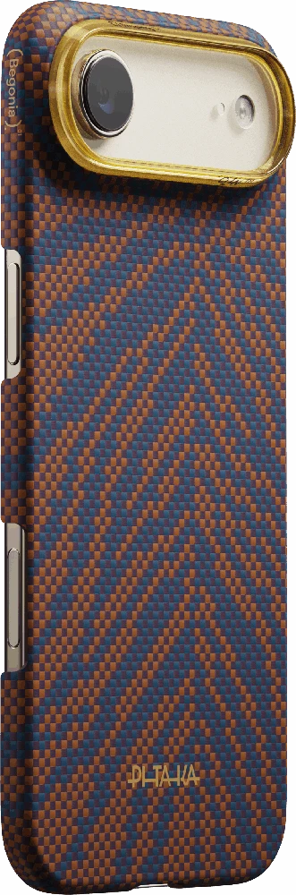 Dėklas Pitaka Edge Case „Venų kvėpavimas“, ugninė oranžinė - iPhone Air